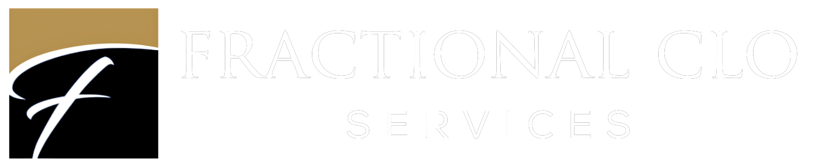 Fractional CLO Services Logo White